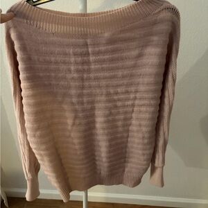 SHEIN Blush Pink Crew Neck Sweater